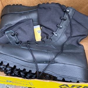 Belleville black steel toe boots 10.5